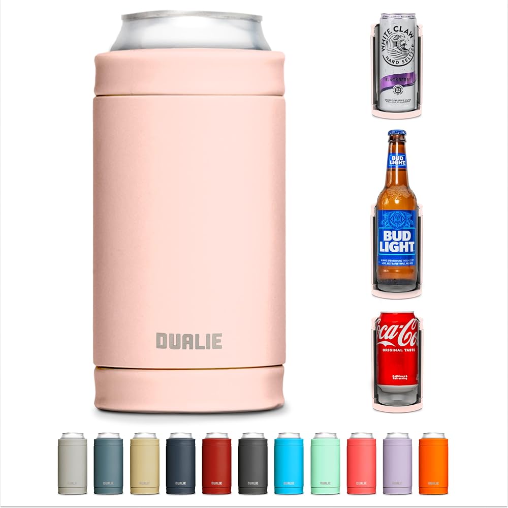 3 in 1 Insulated Can Cooler — Rose