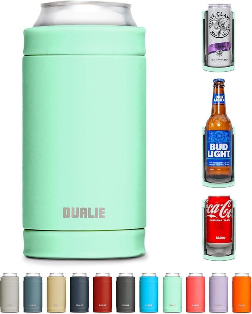 3 in 1 Insulated Can Cooler — Sea Foam