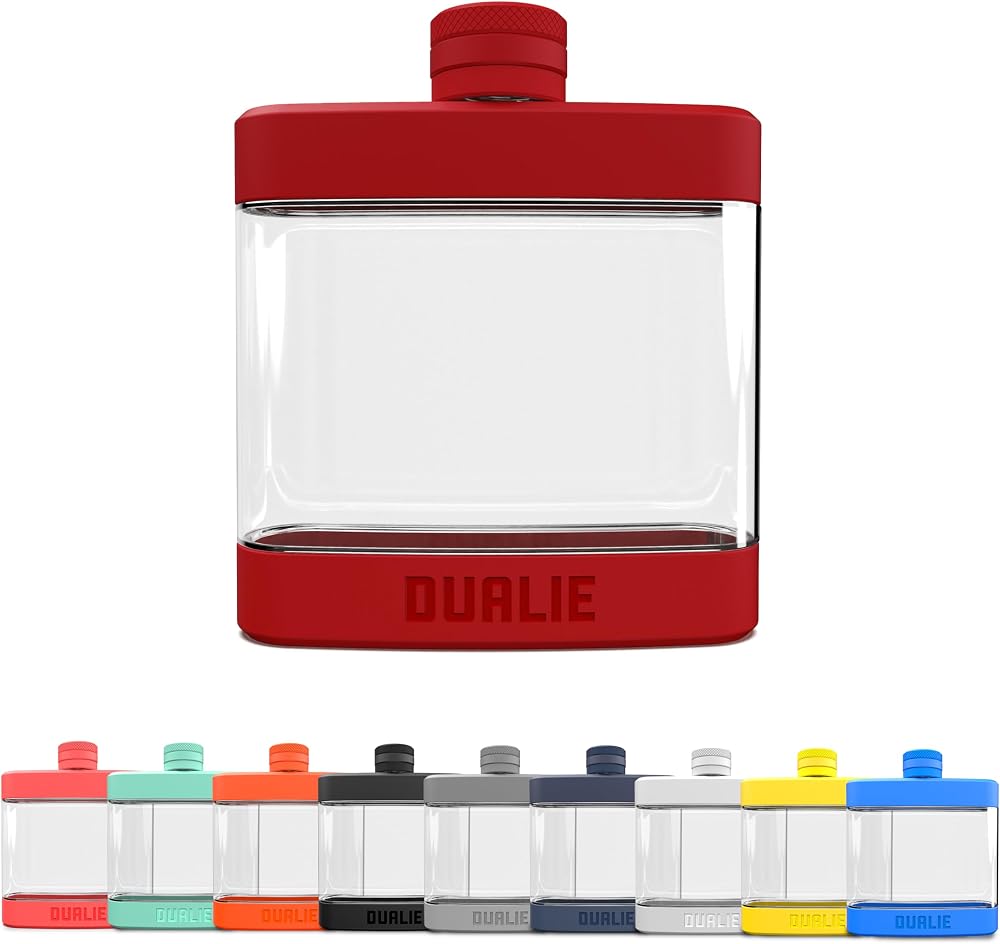 6 oz Hip Flask — Burnt Red