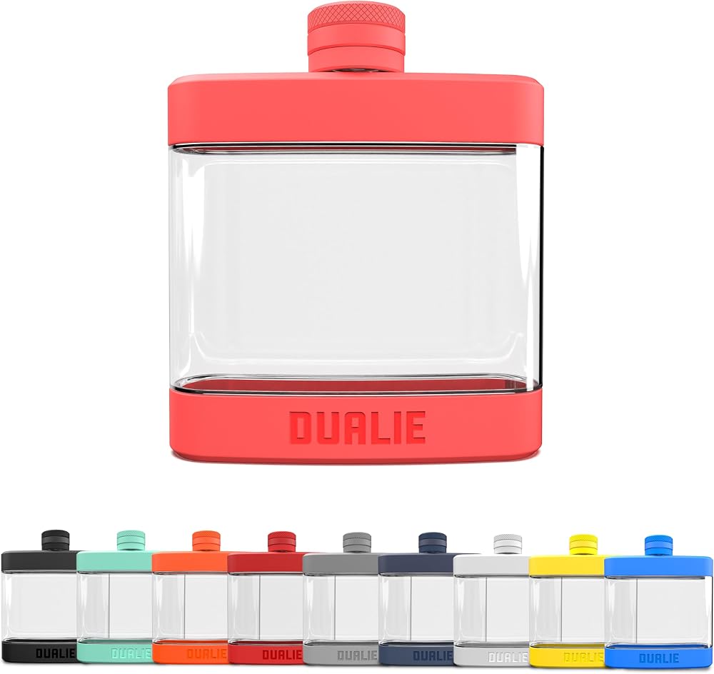 6 oz Hip Flask — Coral