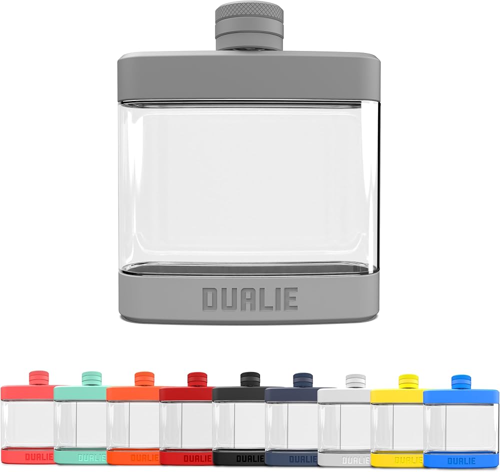 6 oz Hip Flask — Fog Gray
