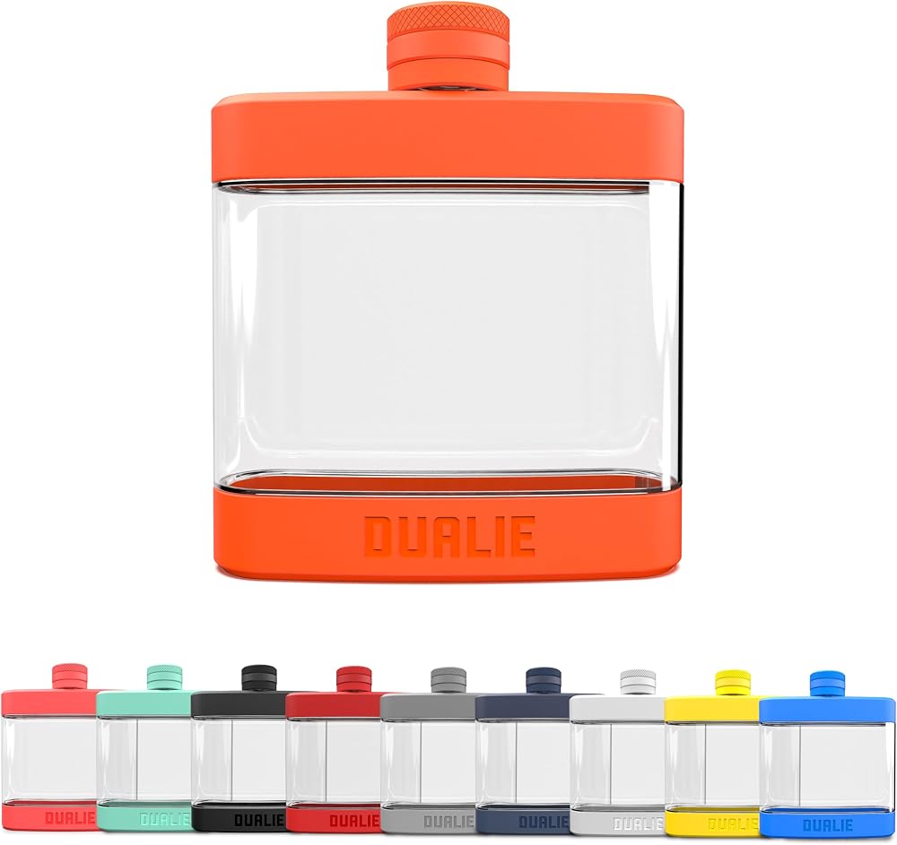 6 oz Hip Flask — Orange