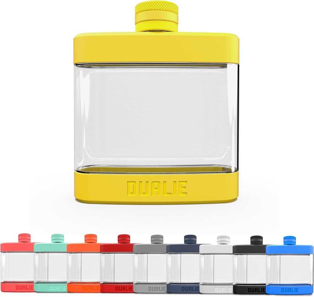6 oz Hip Flask — Yellow