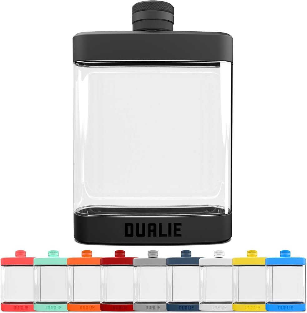 8 oz Hip Flask — Black