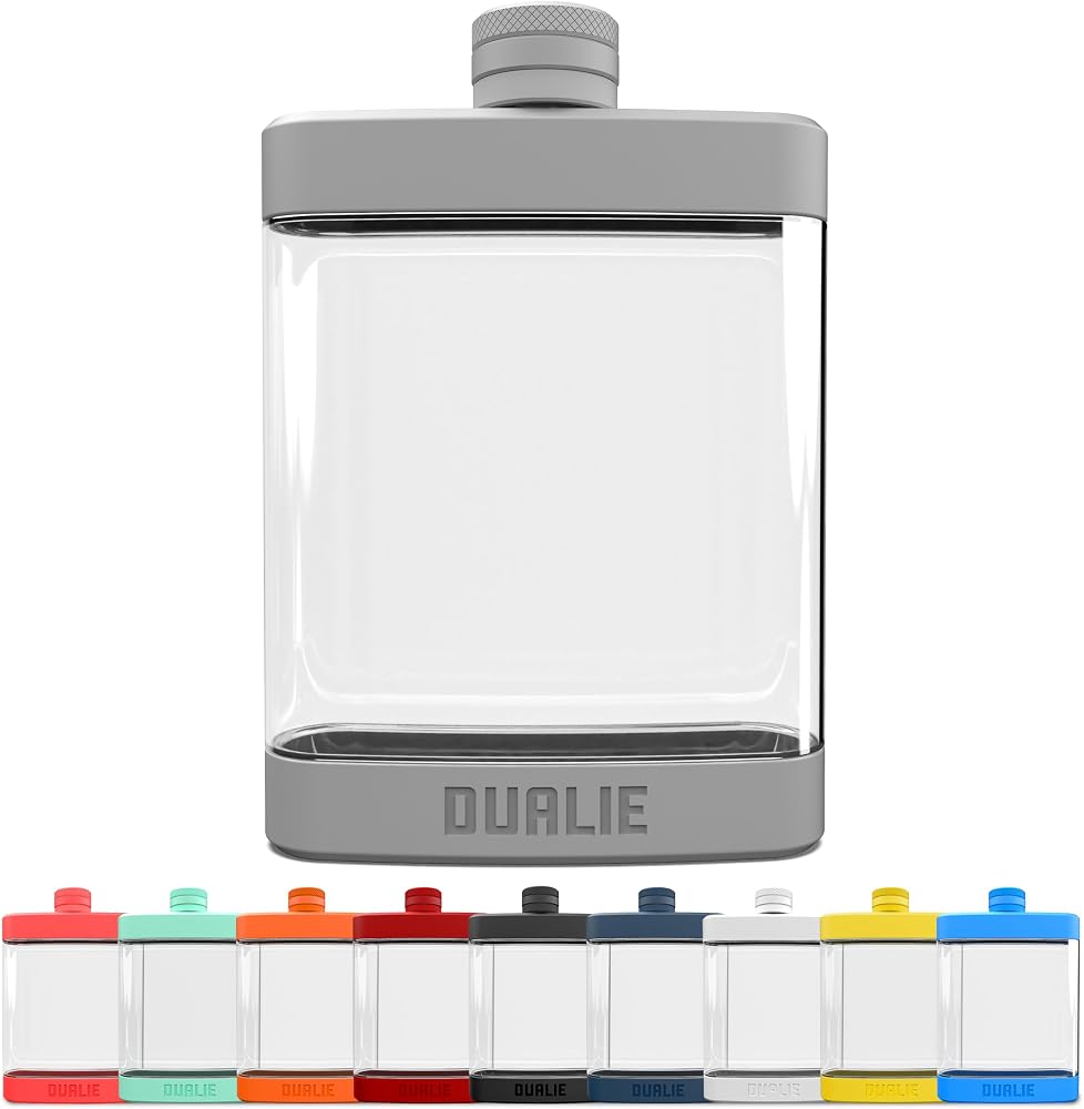 8 oz Hip Flask — Fog Gray
