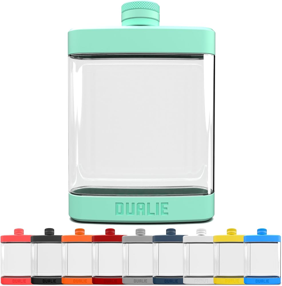 8 oz Hip Flask — Seafoam